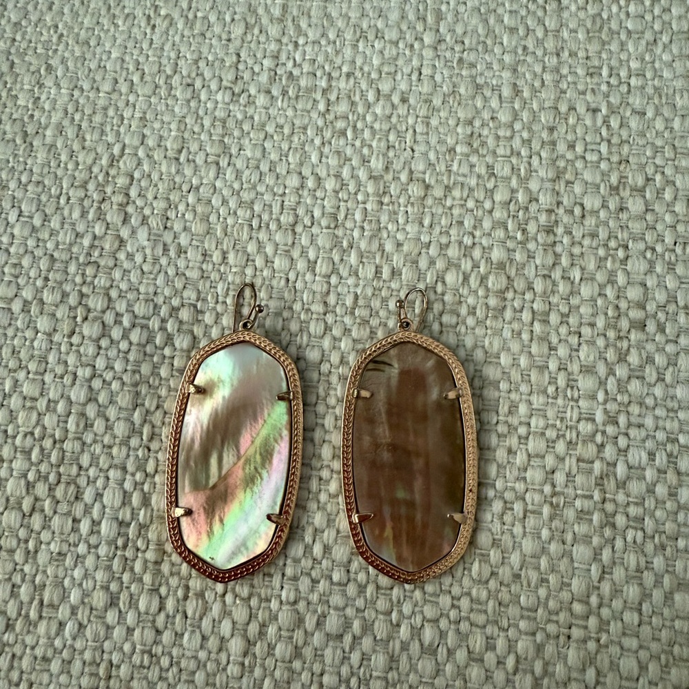 Kendra Scott Iridescent Oval Earrings